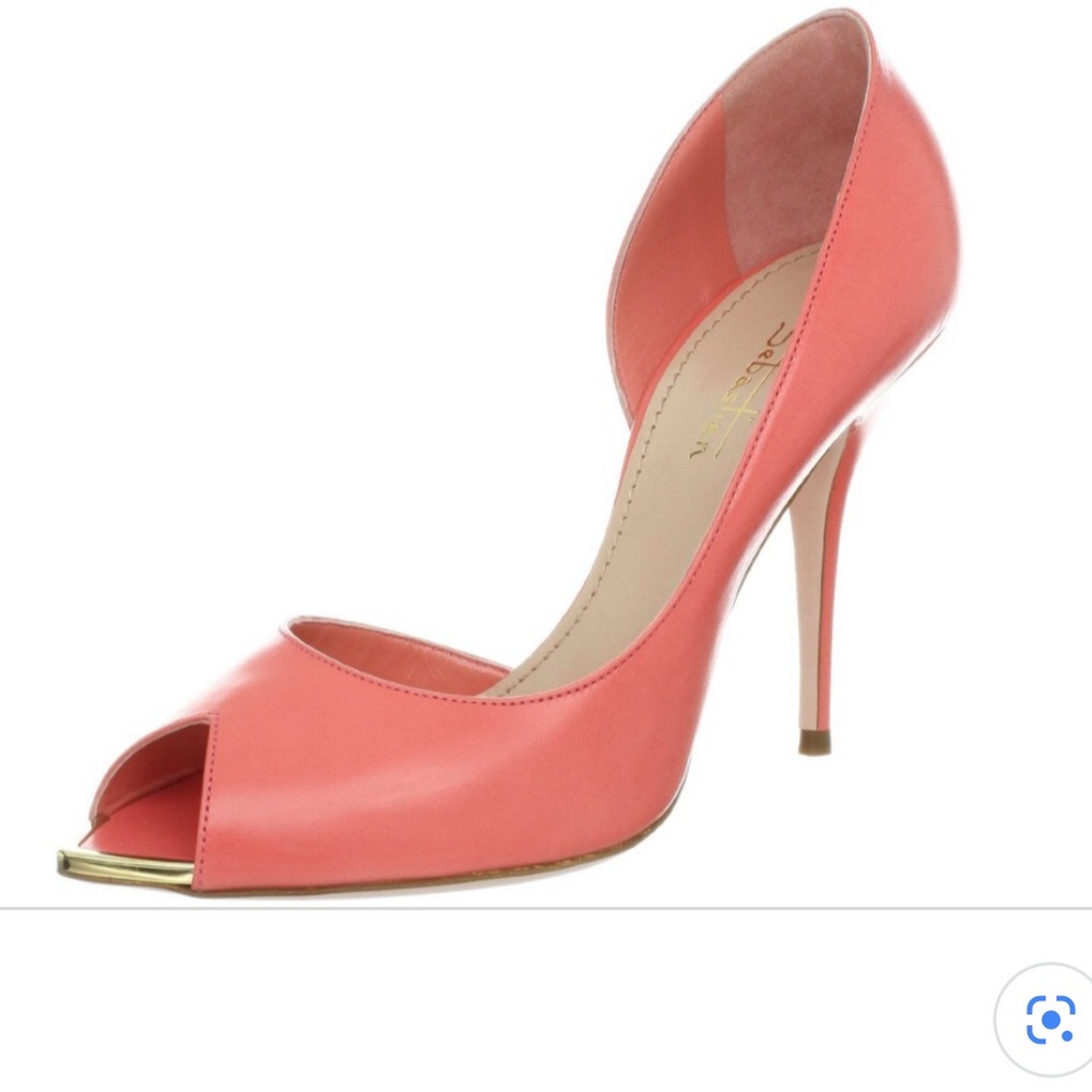 Sebastian of Milano Sexy peep-toe d’Orsay pumps